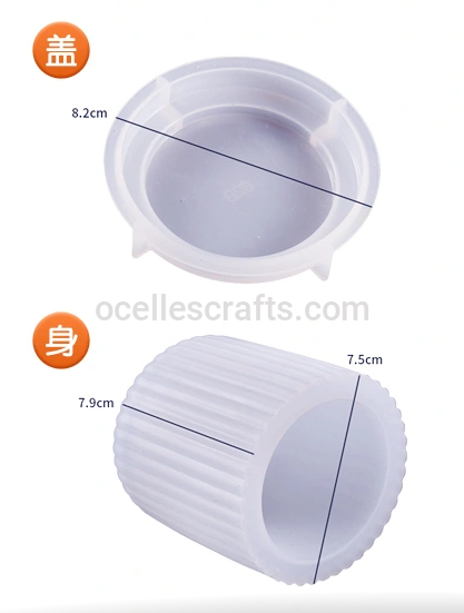 Narrow Storage Mold, With Lines