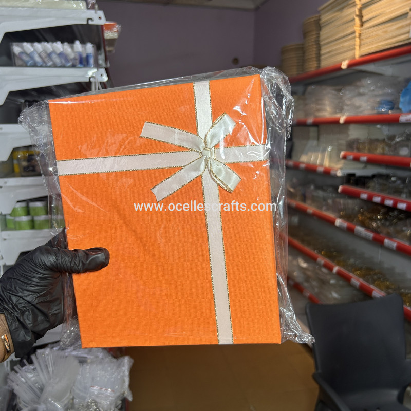 A5 Orange Lid Packaging Box (25*20*5cm)
