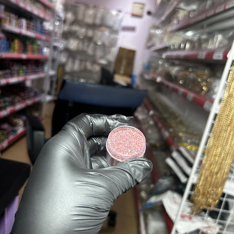 Rose Pink Holographic Fine Glitter