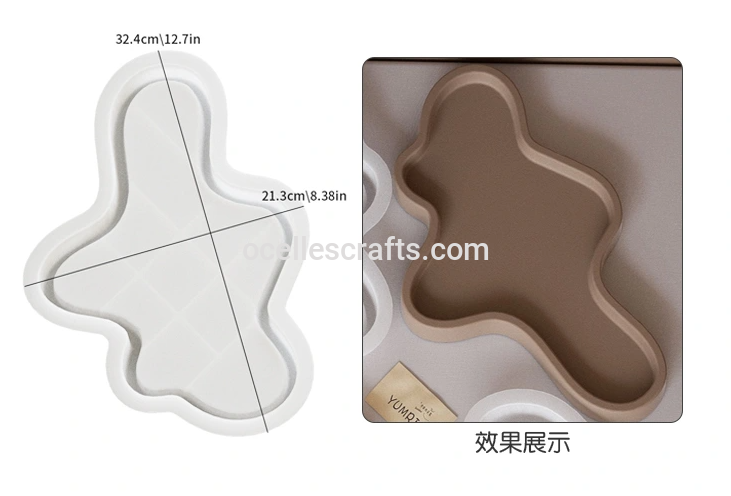 Long Wavy Tray Mold