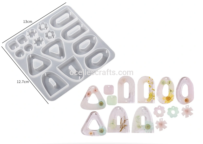 Mixed Shape Hook Earring  mold