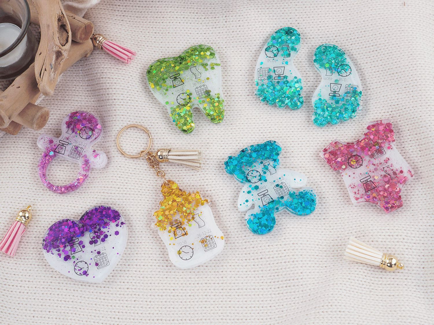 Baby Keepsake Keychain Mold