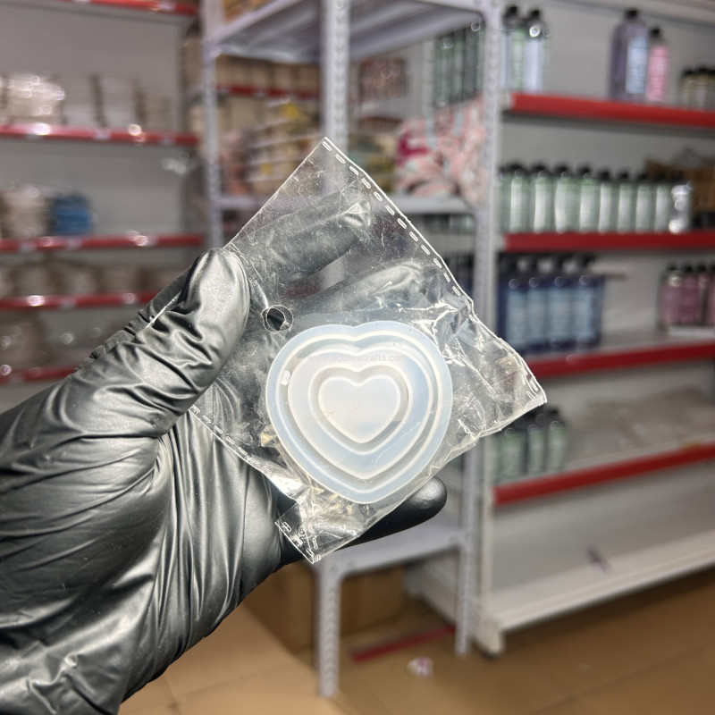 Heart Shaker Keychain Mold