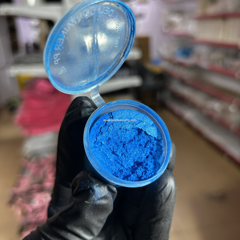 Blue mica Powder 25g pearlescent mica powder