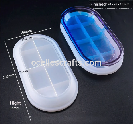 Small oval tray mold