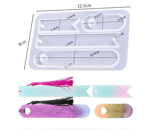 4 Cavity Bookmark Mold