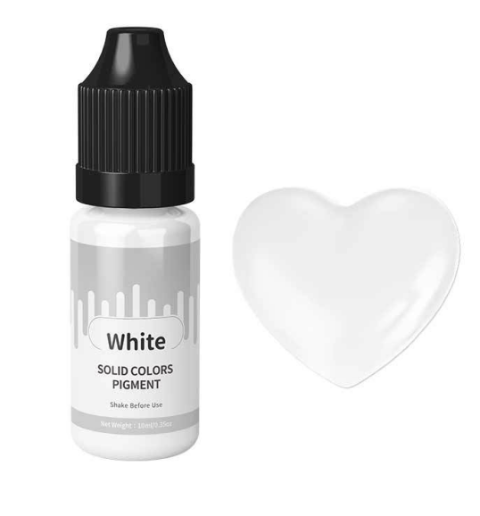 10ml White Solid Pigment