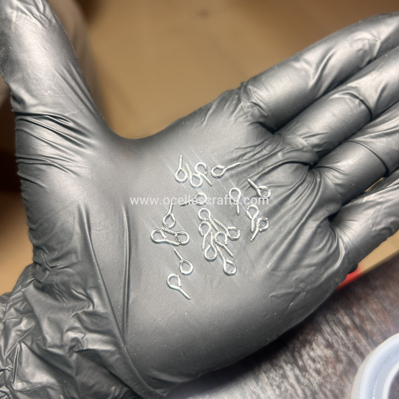 20pcs Silver Eyescrews