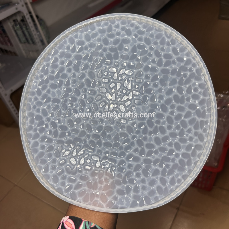 Gem round Tray mold