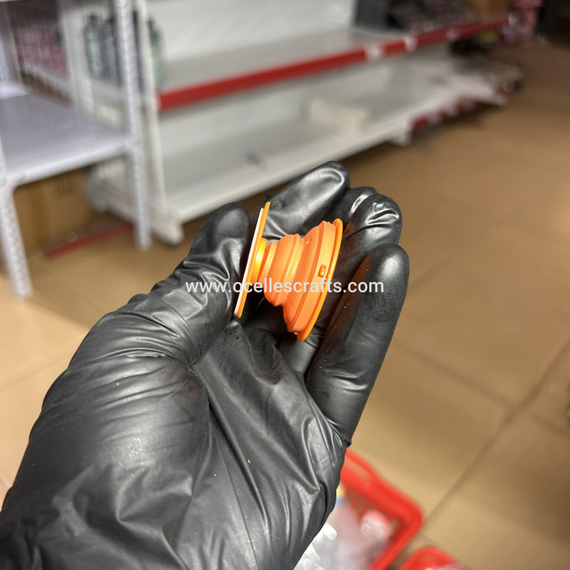 Orange Adhesive PopSocket or Phone Grip