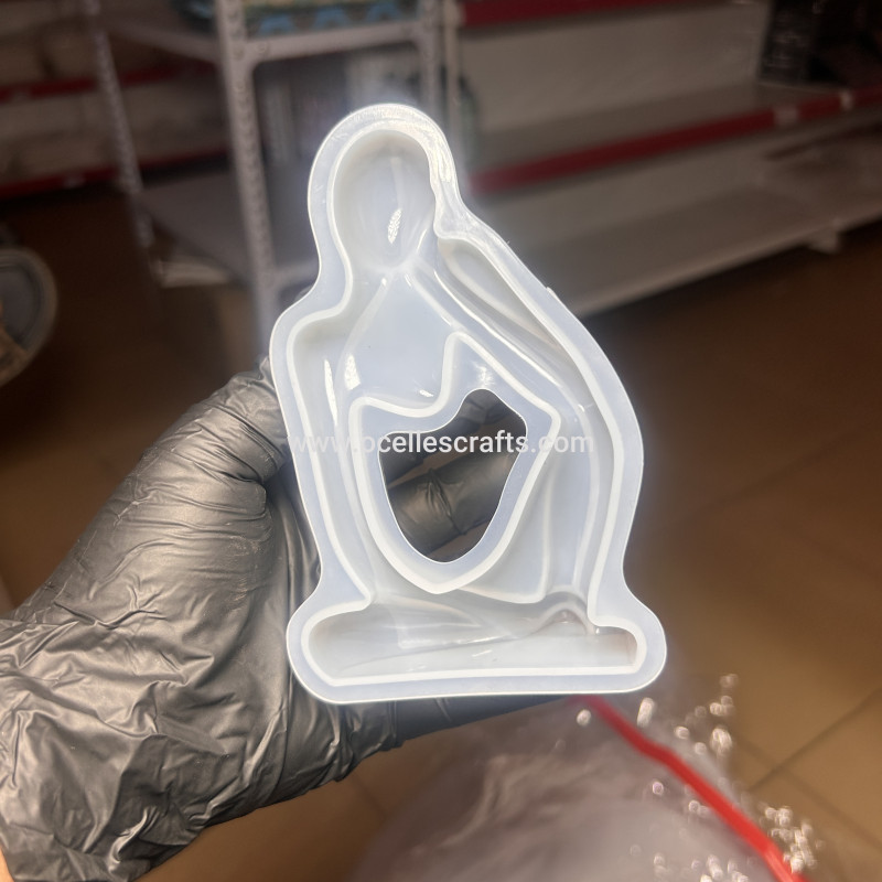 Thinking Woman or Person sculpture mold Type 1